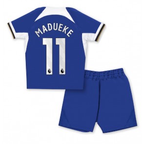 Chelsea Noni Madueke #11 Replika Babytøj Hjemmebanesæt Børn 2023-24 Kortærmet (+ Korte bukser)